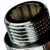 Удлинитель резьбовой латунный STOUT хром 1/2"x10мм ВН