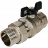 Кран шаровой с американкой STOUT бабочка 11/4" полнопроходной