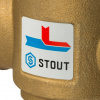 Клапан трехходовой термостатический смесительный STOUT 11/4" Н (55°С)