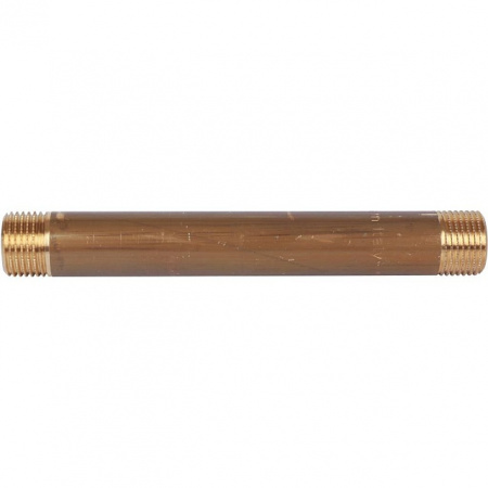 Бочонок резьбовой латунный STOUT без покрытия 1/2"x150мм
