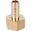 Штуцер резьбовой латунный STOUT без покрытия 1/2"x12мм В