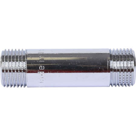Бочонок резьбовой латунный STOUT хром 1/2"x70мм