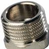 Футорка резьбовая латунная STOUT никель 1/2"x1/4" ВН