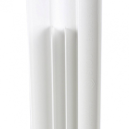 Радиатор алюминиевый STOUT BRAVO 500х6 секций, нижнее правое подключение