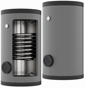 Бойлер косвенного нагрева ESSAN EBF 400 с одним теплообменником (напольный, нерж. сталь 304)