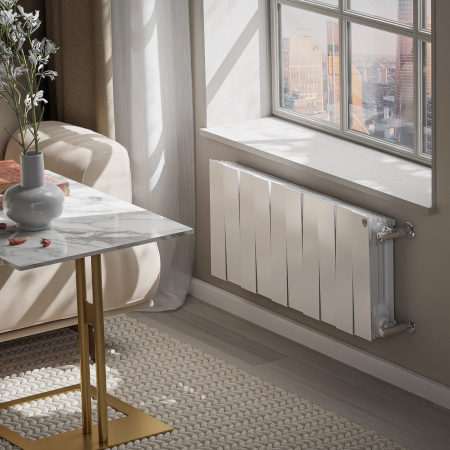 Радиатор биметаллический ROYAL THERMO PIANOFORTE BIANCO TRAFFICO 300x10 секций