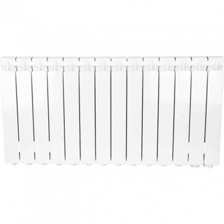 Радиатор алюминиевый STOUT BRAVO 500х14 секций, нижнее правое подключение