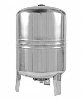 Гидроаккумулятор для воды из нержавеющей стали UNIPUMP вертикальный 100 л