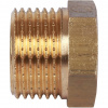 Футорка резьбовая латунная STOUT без покрытия 3/8"x1/8" ВН