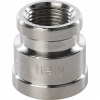 Муфта переходная резьбовая латунная STOUT никель 1/2"X3/8" В
