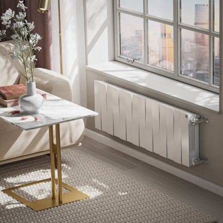 Радиатор биметаллический ROYAL THERMO PIANOFORTE BIANCO TRAFFICO 300x14 секций(НС-1346041)