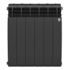Радиатор биметаллический ROYAL THERMO BILINER NOIR SABLE 500x6 секций, черный