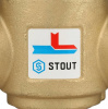 Клапан трехходовой термостатический смесительный STOUT 11/4" Н (60°С)