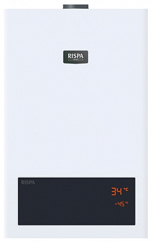 Колонка газовая проточная RISPA EXPERT coaxial RGEW-24T (цвет белый, турбированный) + дымоход