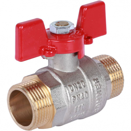 Кран шаровой ROMMER бабочка 3/4" НН