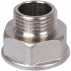 Переход под ключ резьбовой латунный STOUT никель 3/4"х3/4" ВН