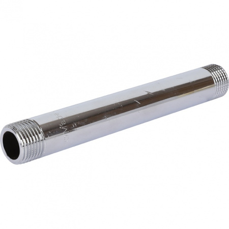 Бочонок резьбовой латунный STOUT хром 1/2"x150мм