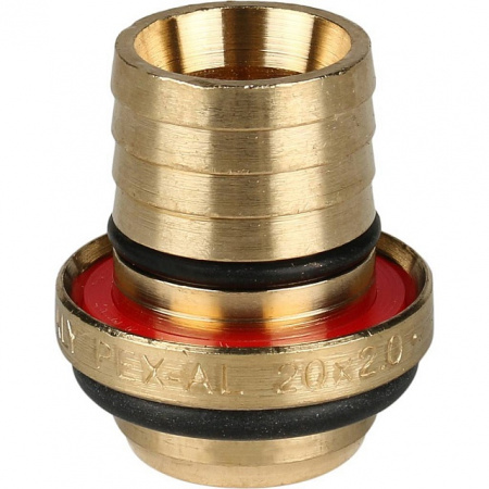 МЦ Угол резьбовой цанга для металлопласта STOUT Ø20х1/2" Н