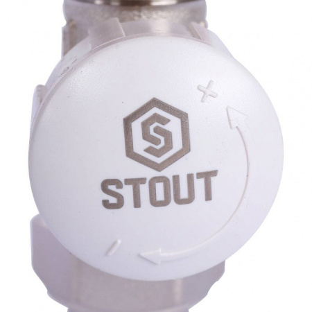 Клапан термостатический прямой STOUT 1/2" х 3/4"ЕК