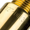 Удлинитель резьбовой латунный STOUT без покрытия 1/2"x80мм ВН