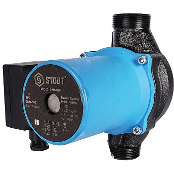 Насос циркуляционный STOUT 25/80 180 (SPC-0010-2580180)