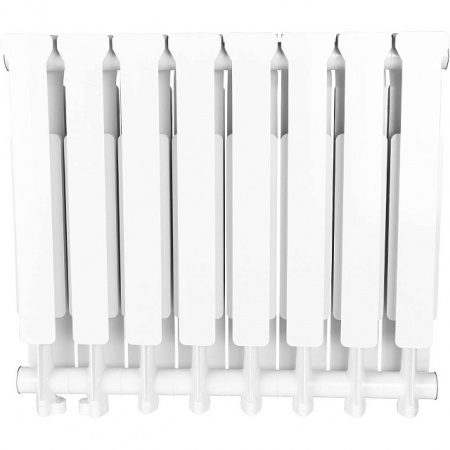 Радиатор алюминиевый STOUT BRAVO 500х8 секций, нижнее правое подключение