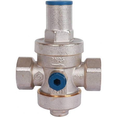 Редуктор давления STOUT 3/4" вн/вн PN25 с выходом под манометр