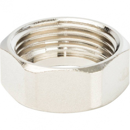 Американка ПРЯМАЯ резьбовая латунная (с прокладкой o-ring) STOUT никель 3/4" ВН