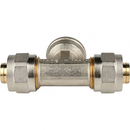 МЦ Тройник резьбовой цанга для металлопласта STOUT Ø20х3/4"х20 В