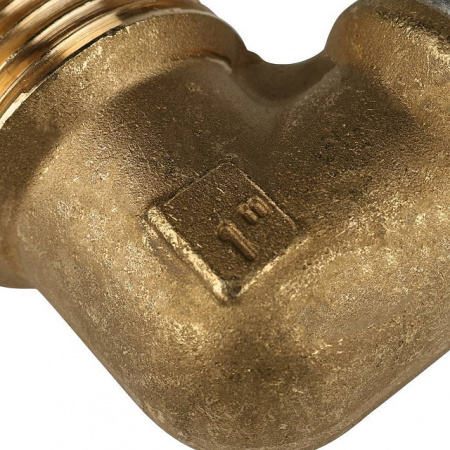 МП Угол резьбовой с креплением пресс для металлопласта STOUT Ø20х1/2", удлиненный