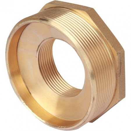 Футорка резьбовая латунная STOUT без покрытия 3"x11/2" ВН