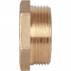 Футорка резьбовая латунная STOUT без покрытия 11/2"x1/2" ВН