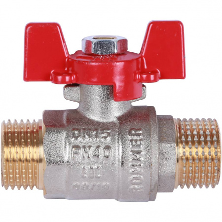 Кран шаровой ROMMER бабочка 1/2" НН