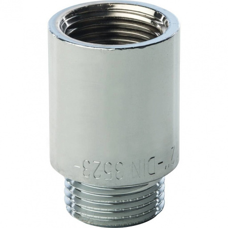 Удлинитель резьбовой латунный STOUT хром 1/2"x30мм ВН
