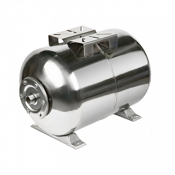 Гидроаккумулятор для воды из нержавеющей стали UNIPUMP горизонтальный 100 л