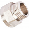 Переход под ключ резьбовой латунный STOUT никель 1/2"х1/2" ВН