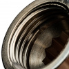 Удлинитель резьбовой латунный STOUT хром 1/2"x10мм ВН