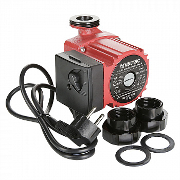 Насос циркуляционный VALTEC RS 25/6 130 (25x60) с гайками