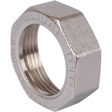 Американка УГЛОВАЯ резьбовая латунная (с прокладкой o-ring) STOUT никель 1" ВН