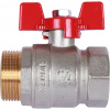 Кран шаровой ROMMER бабочка 11/4" ВН