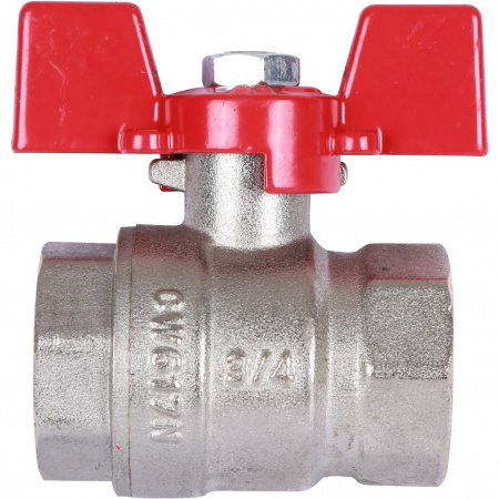 Кран шаровой ROMMER бабочка 3/4" ВН