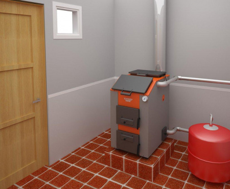 Котел твердотопливный КУППЕР ЭКСПЕРТ ТЭН-15 кВт (с ТЭНом 6 кВт), угольный