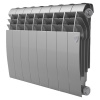Радиатор биметаллический ROYAL THERMO BILINER SILVER SATIN 350x8 секций, серый