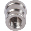 Муфта переходная резьбовая латунная STOUT никель 3/8"X1/4" В