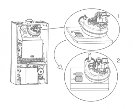 Котёл газовый настенный BAXI ECO 4S 24 F, 24 кВт, двухконтурный, закрытая камера