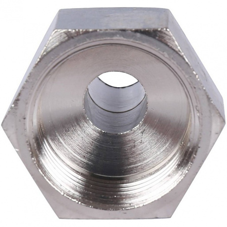 Штуцер резьбовой латунный STOUT никель 1/2"x12мм В
