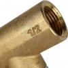 МП Тройник с креплением пресс для металлопласта STOUT Ø16х1/2"