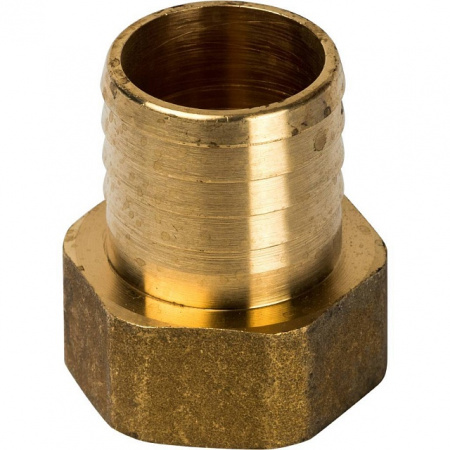 Штуцер резьбовой латунный STOUT без покрытия 11/4"x30мм В
