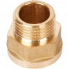 Переход под ключ резьбовой латунный STOUT без покрытия 1/2"х1/2" ВН