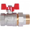 Кран шаровой с американкой ROMMER бабочка 11/4" ВН